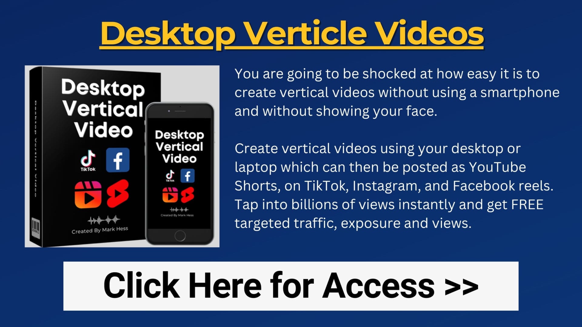 Desktop Vertical Video